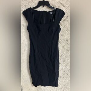 XOXO Black Cap Sleeve Dress